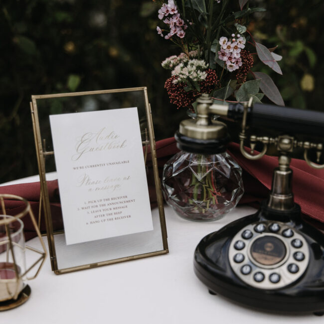 Audio Guestbook für Hochzeiten