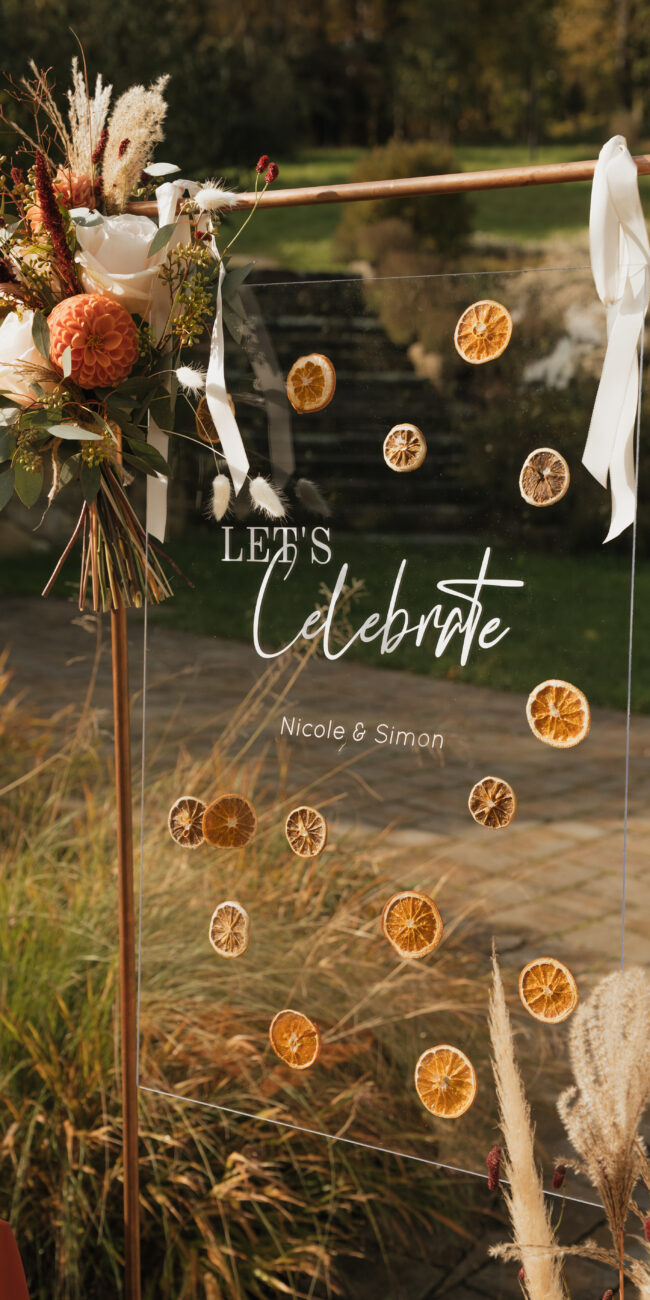 Welcome Sign personalisiert