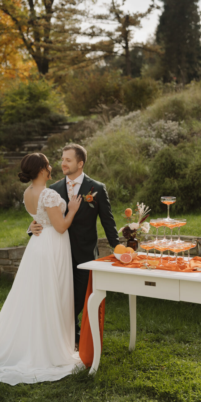 Aperol Tower bei Hochzeit by Melanie Hutterer Weddings & Events